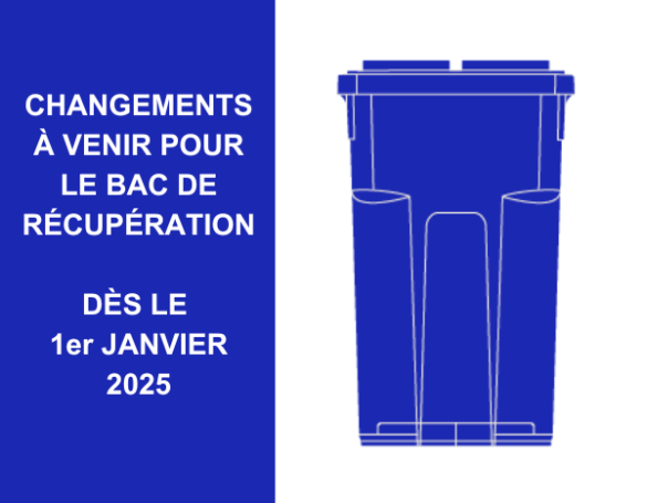 Changements à venir pour le bac bleu