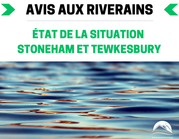 État de la situation : riverains de Stoneham-et-Tewkesbury