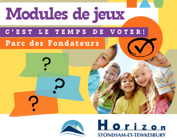 Consultation sur les modules de jeux au parc des Fondateurs