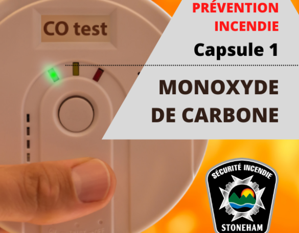 Première capsule d'information présentée par le service Incendie