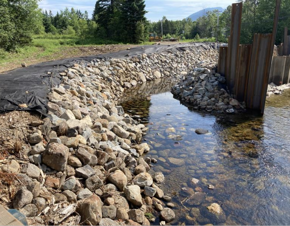 Reconstruction du pont du boulevard Talbot, au-dessus de la rivière des Hurons