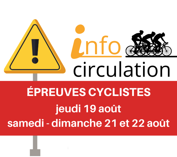 Info circulation - événements cyclistes