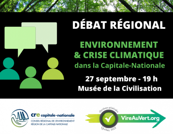 Invitation à un débat régional sur l'environnement et la crise climatique