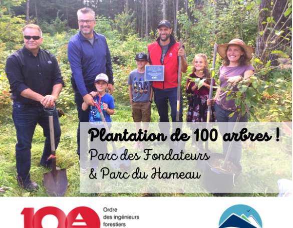 Les enfants de Stoneham plantent des arbres pour souligner le centenaire de l’OIFQ