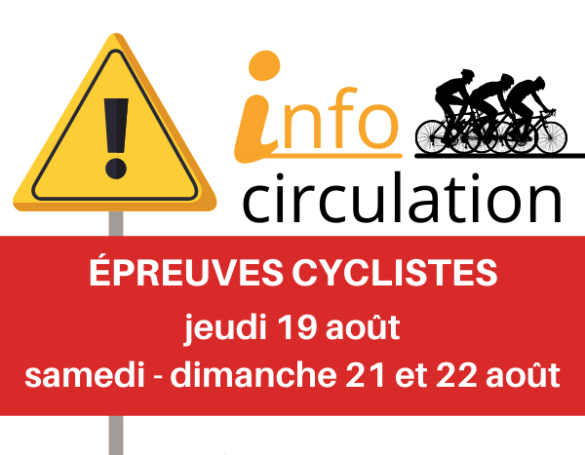 Info circulation - événements cyclistes